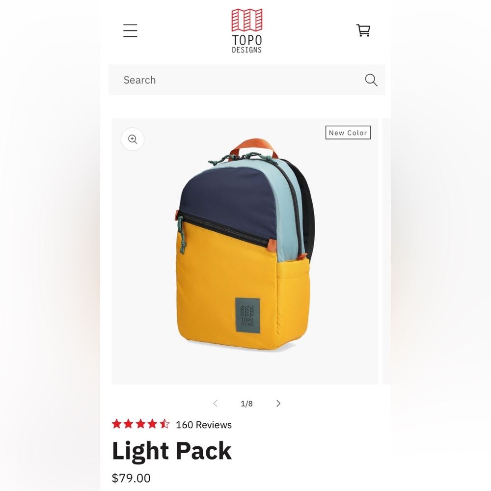Topo Designs Light Pack -
